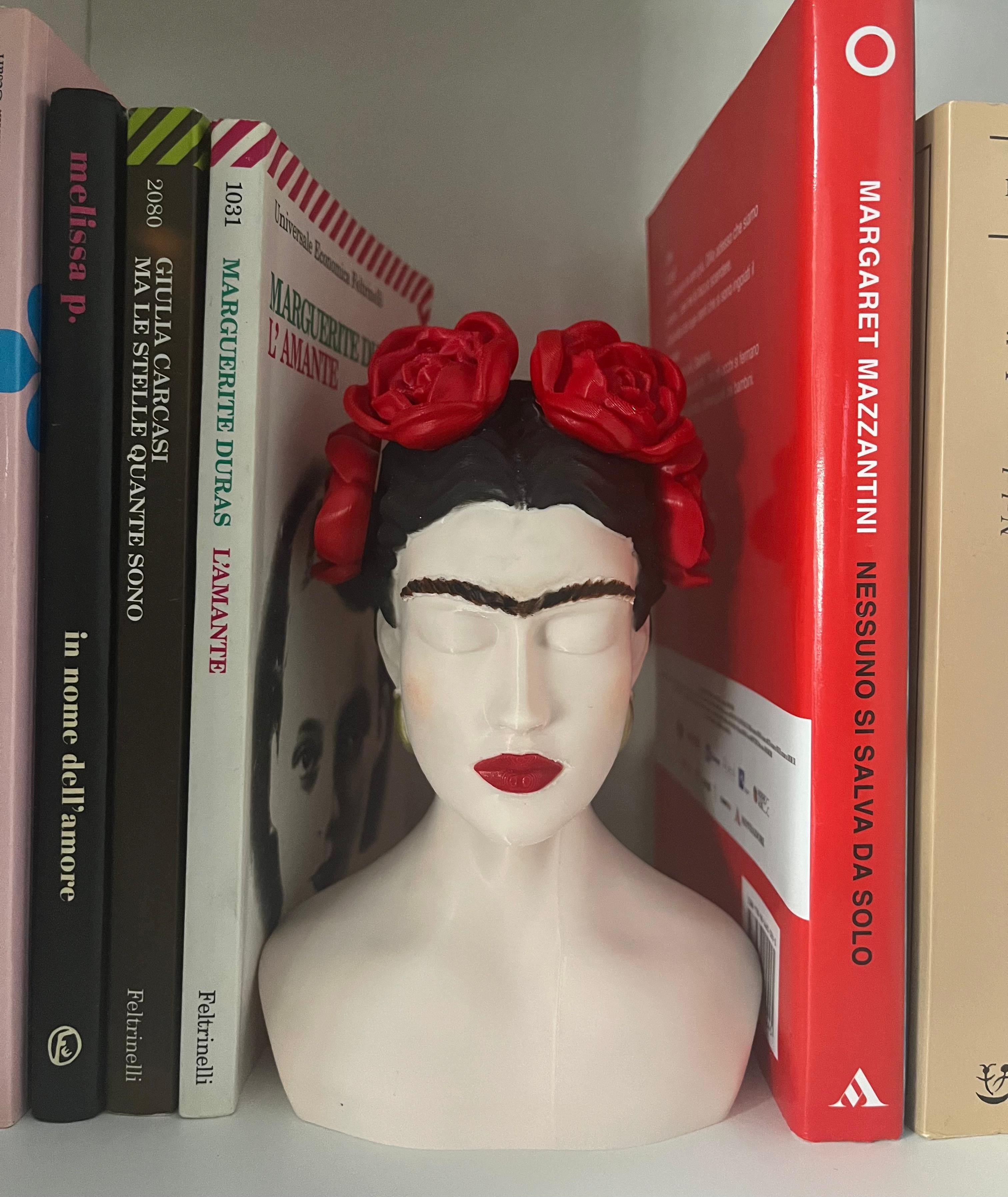 Busto Decorativo "Essenza Ribelle" – Ispirazione Frida Kahlo