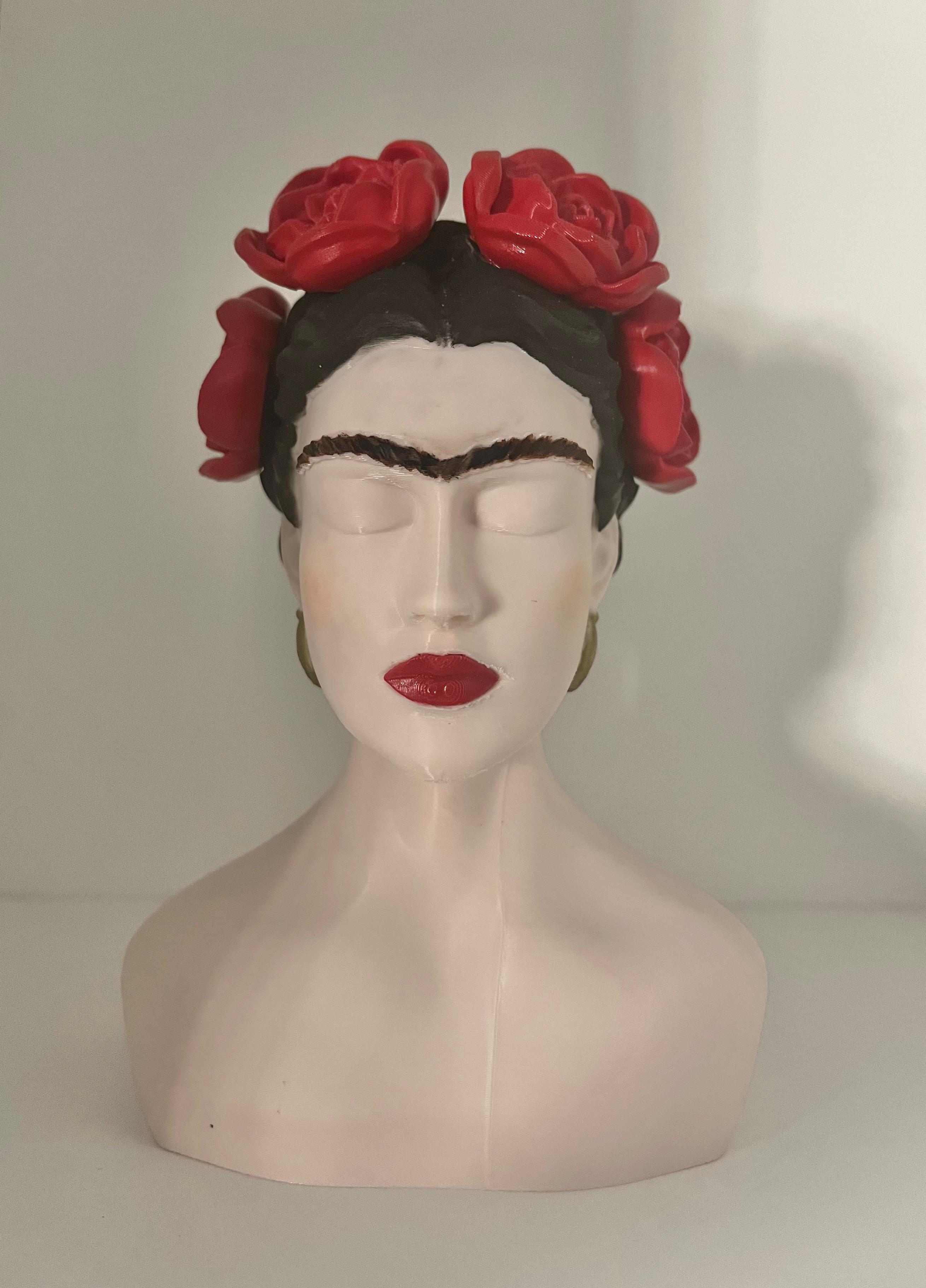 Busto Decorativo "Essenza Ribelle" – Ispirazione Frida Kahlo